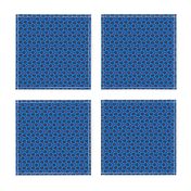 Cool Winter Small Scale Seasonal Color Palette Blue Repeat Pattern