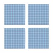 Blue Gray Small Scale Plaid Seasonal Color Palette Light Summer Cool Winter 