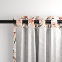 Earth tone floral summer peach apricot