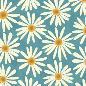 Shasta Daisies { teal }