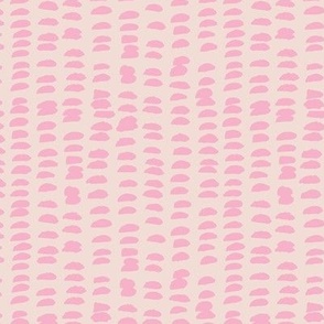 Pastel love brush strokes stripes and spots hand drawn ink illustration pattern dashes scandinavian style minimal pink beige XS