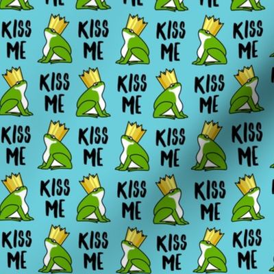 (1.5" scale) Kiss me - frog prince - blue - C20BS