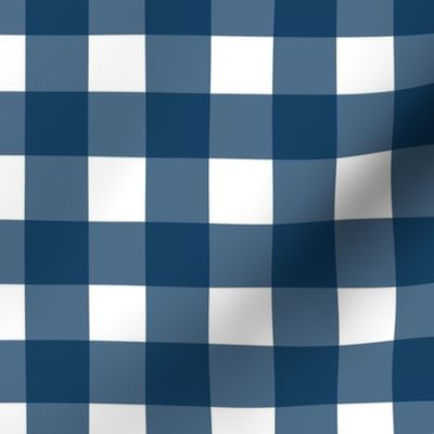 Gingham - Classic Blue, Medium