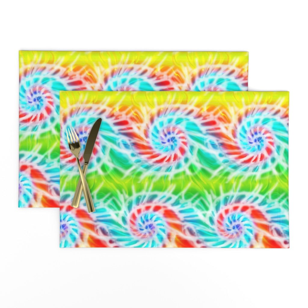 Volcanoes Meet the Sea Tie Dye Stripe 2