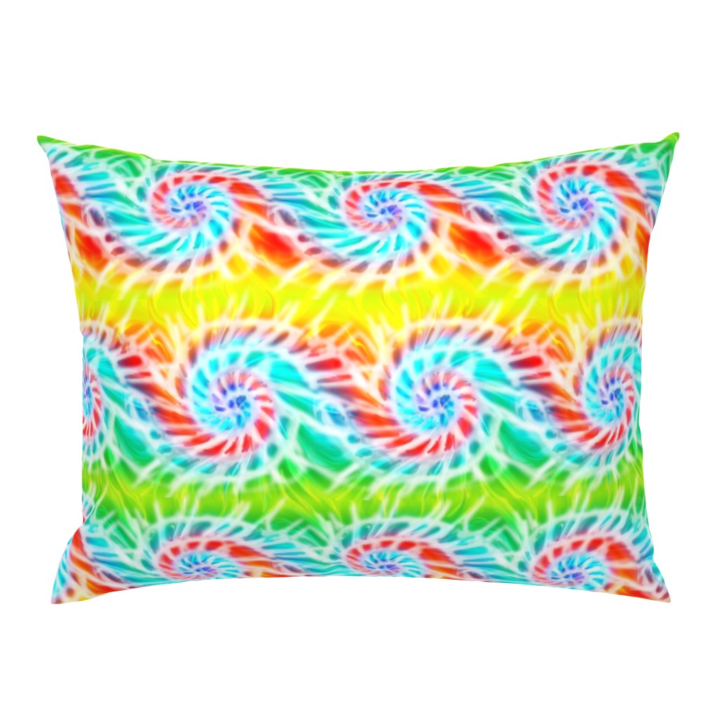 Volcanoes Meet the Sea Tie Dye Stripe 2