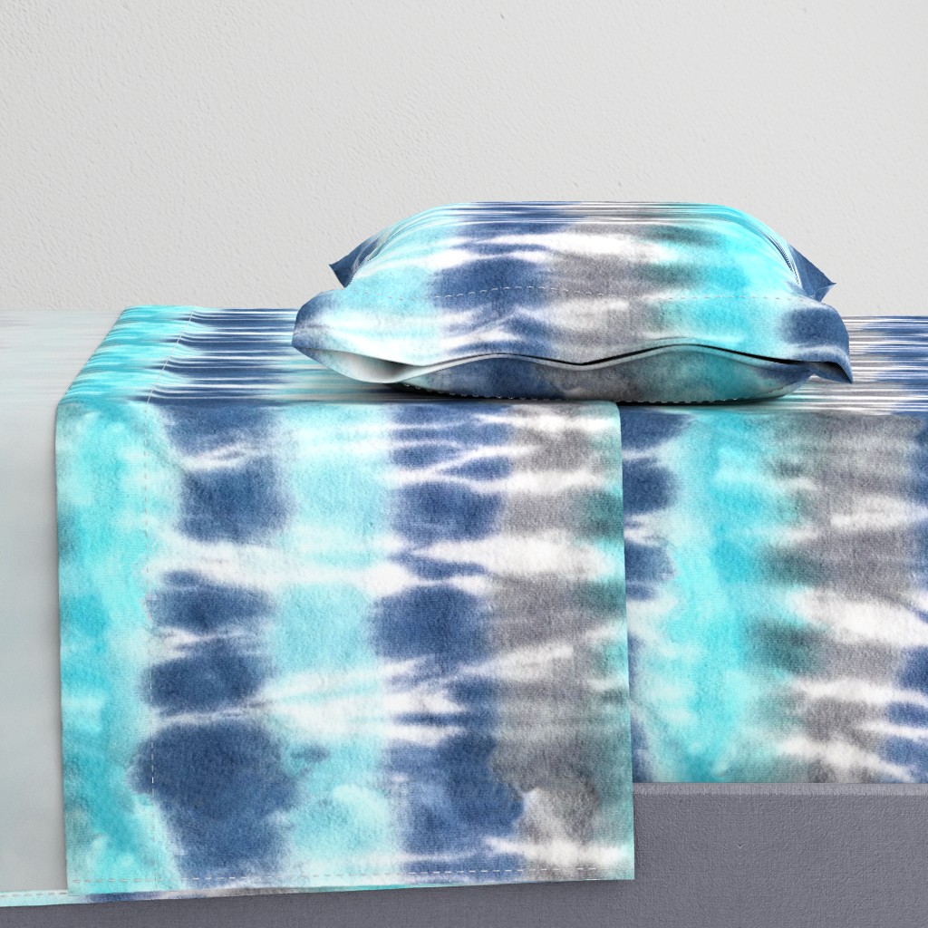 Tie-dye stripe blue