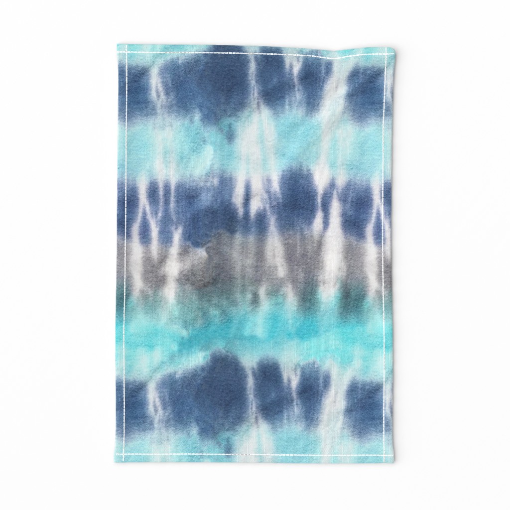 Tie-dye stripe blue