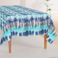 Tie-dye stripe blue