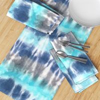 Tie-dye stripe blue