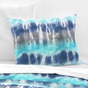 Tie-dye stripe blue