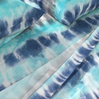 Tie-dye stripe blue