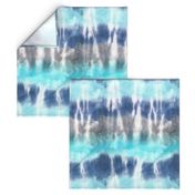 Tie-dye stripe blue