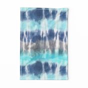 Tie-dye stripe blue