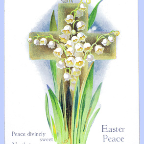  40-2  Easter Peace be Yours - Postcard