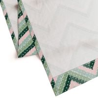 Dotty Chevron Tie Dye in Desert