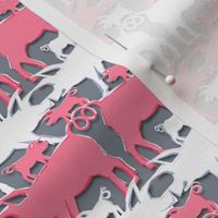 Papercut Piggies | Small | Cool Gray