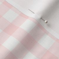 3/4" Pale Pink Gingham: Small: Pastel Pink Gingham Check, Light Pink Check
