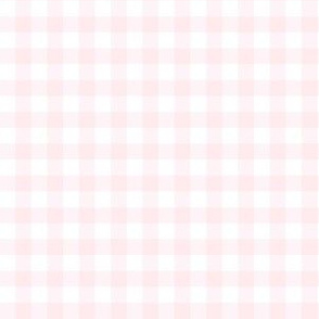 6" Pale Pink Gingham