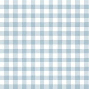 6" Pastel Blue Gingham