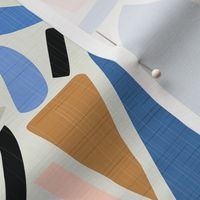 Pastel Papercut Shapes / Big Scale