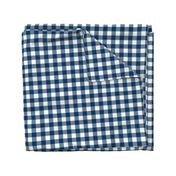 buffalo plaid - navy and white, usa, patriotic fabric