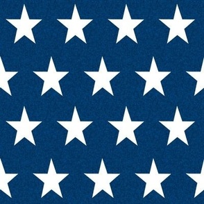 american star fabric - usa flag - navy