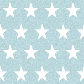 american star fabric - usa flag -   light blue