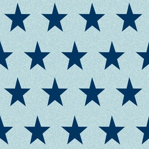 american star fabric - usa flag -  light blue and navy
