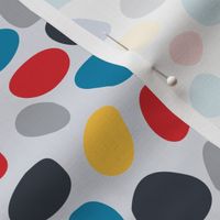 Pebble Funky Spots Dots - Primary  Colors