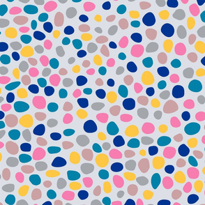 Pebble Funky Spots Dots - Pastel Colors