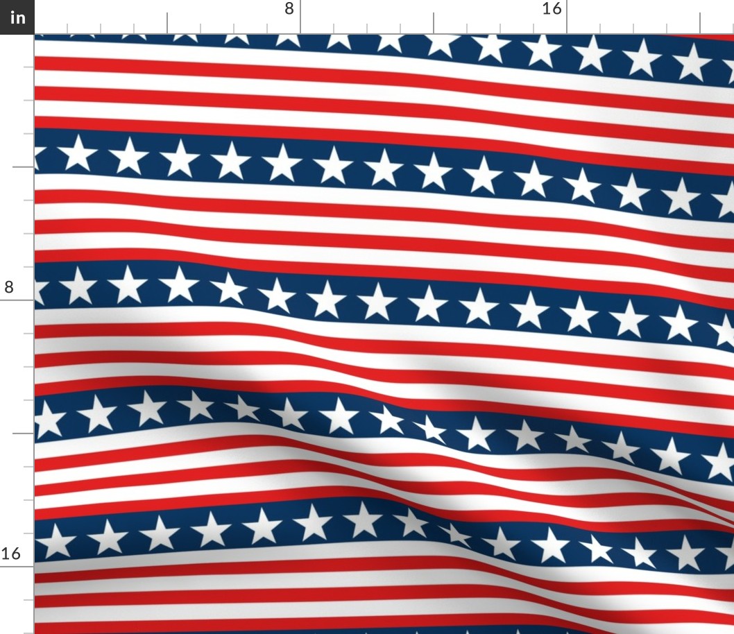 Streifen, Sternenbanner, patriotisch, 4. Juli, amerikanisch, Amerika,  amerikanische Flagge, USA, Anwendungen Stoffe | Spoonflower