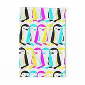 Sleepy Penguins - CMYK