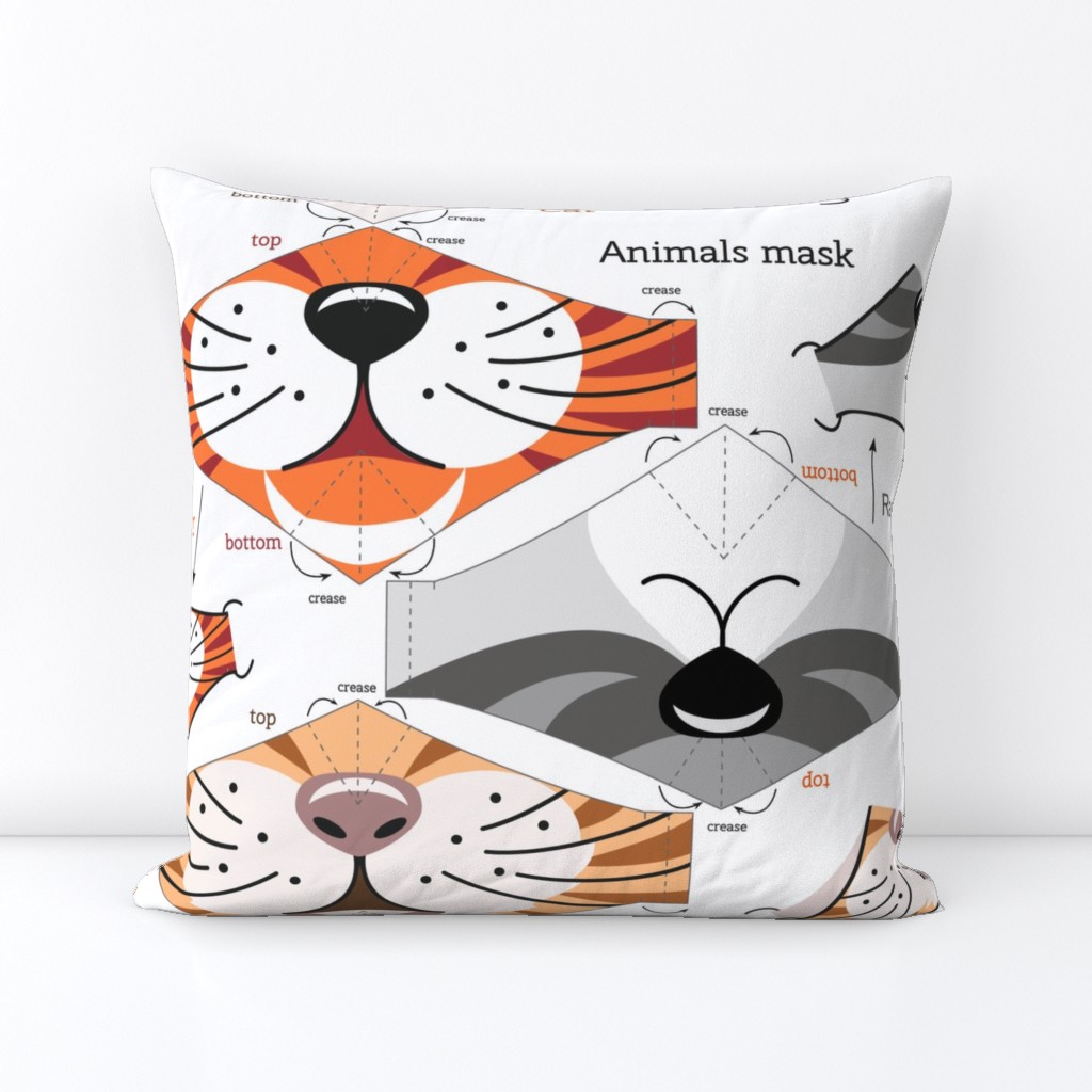 Animals face masks