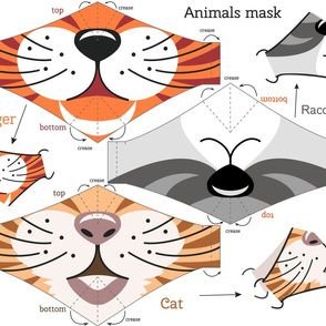 Animals face masks