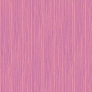 Twilit Grotto Stripe - Orchid on Pink