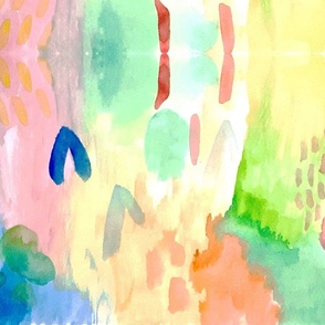 watercolor pastel