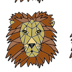 Fat Quarter Panel Little Lion Full Color