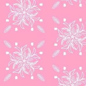 Pixie Dust Flower  - Vintage Floral Dusky Pink