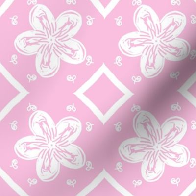 Pink Pastel Floral Cafe Design 