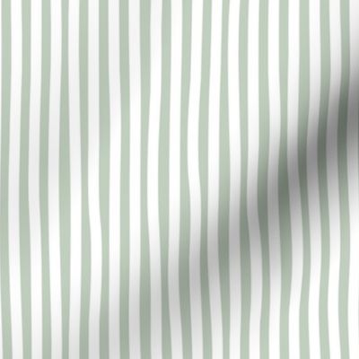 Irregular hand drawn stripes boho summer breton marine Parisian style minimal basic vertical sage green