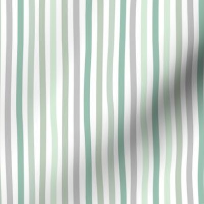 Irregular hand drawn stripes boho summer breton marine Parisian style minimal basic vertical sage green gray spring palette