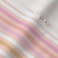 Irregular hand drawn stripes boho summer breton marine Parisian style minimal basic vertical pink cinnamon spring palette