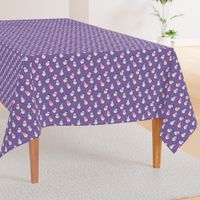 Cute Snowman Pattern Purple