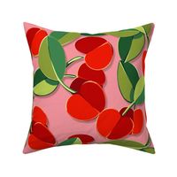 Papercut Cherries in the Pink | Large