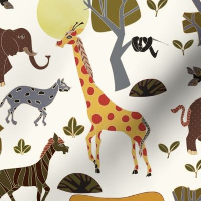 MCM Nursery Print - Safari Tales - Savannah