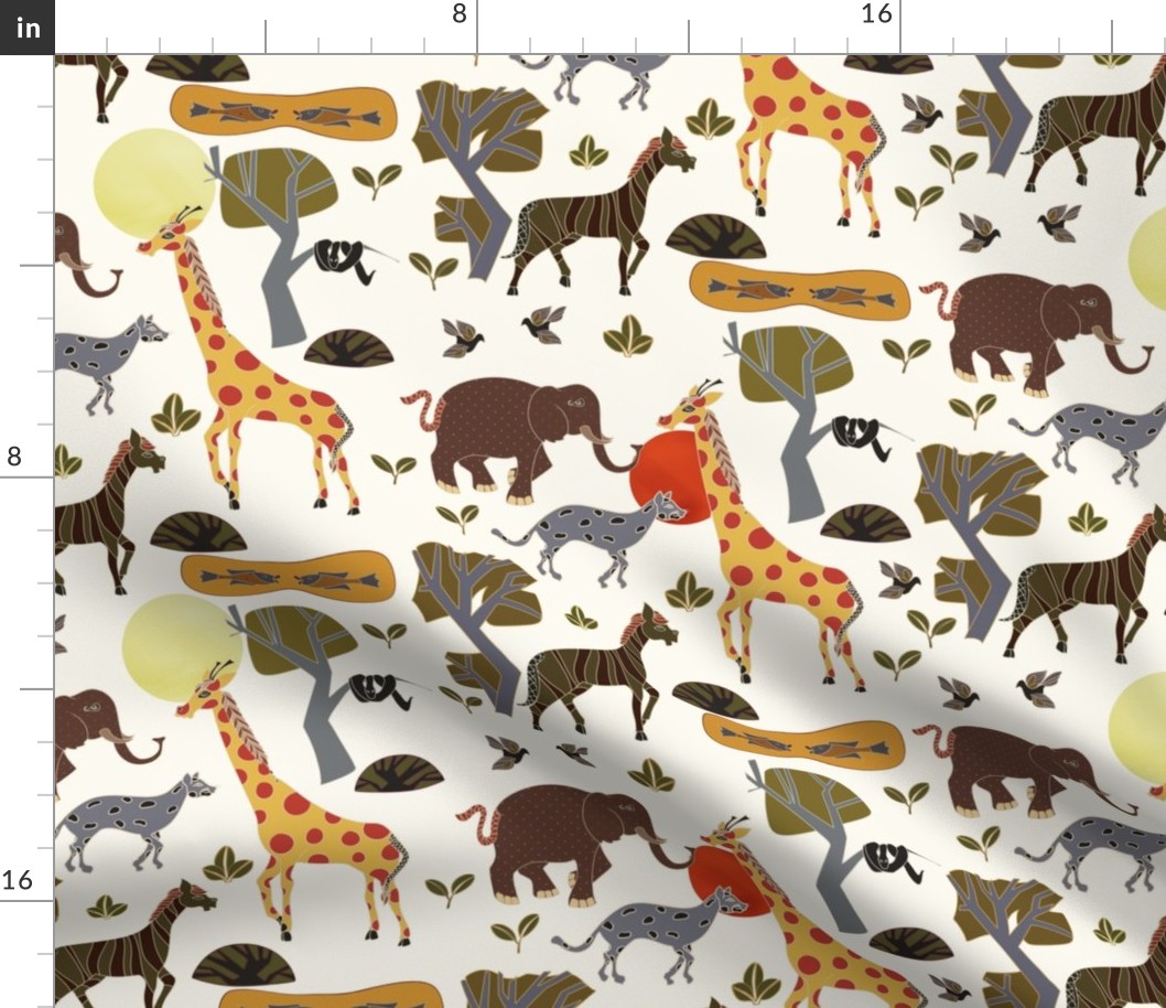 MCM Nursery Print - Safari Tales - Savannah