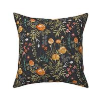 Marigold Love (charcoal/orange) MED 