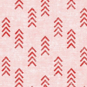 (small scale) arrow stripes - pink on pink - C20BS