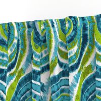 Hawaiian Ocean Waves Tie Dye