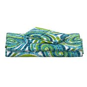 Hawaiian Ocean Waves Tie Dye